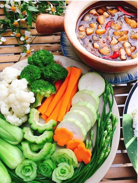  rau củ luộc